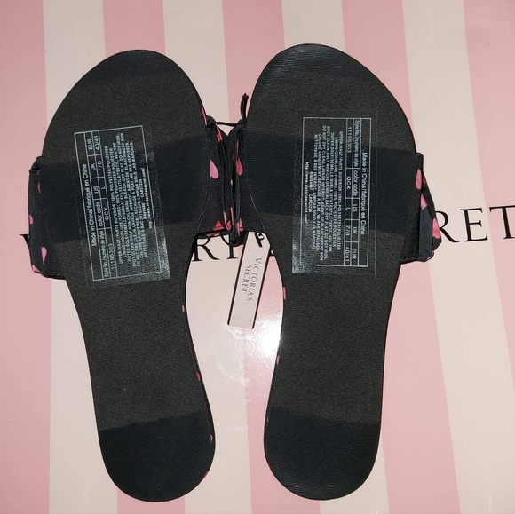 Victoria secret Satin Embellished sandal size Large NWT - Picture 7 of 8